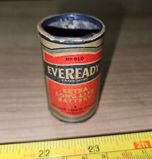 Vintage 1946 Eveready National Carbon Company Advertising D Battery Case Part picture