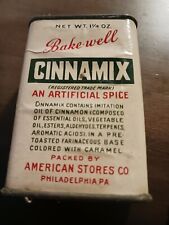 ANTIQUE VINTAGE  American Stores  Bake-Well CINNAMIX SPICE TIN  RARE picture