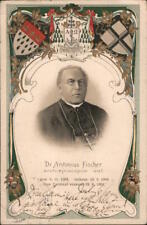 Germany 1903 Dr. Antonius Fischer,Archbishop Postcard 10 stamp Vintage Post Card picture