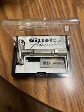 Gillette Vintage FATBOY Adjustable  Razor G4 1961 Made In U.S.A. MINT COND picture
