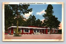Pine Crest Restaurant Walterboro South Carolina Postcard picture