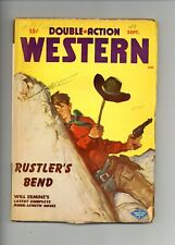 Double-Action Western Magazine Pulp Sep 1949 Vol. 17 #1 VG Low Grade picture