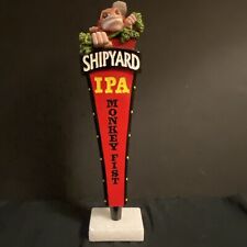 Shipyard IPA Monkey Fist Beer Tap Handle Tapper Marker Used Broken Tail picture