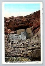 Prescott, AZ-Arizona, Montezuma's Castle Antique, Vintage Souvenir Postcard picture