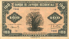 French West Africa 100 Francs - P-31a - dated 1942-43 Foreign Paper Money - Pape picture