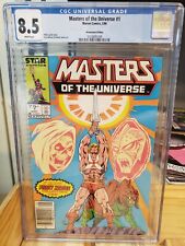 Masters Of The Universe #1 Newsstand CGC 8.5 Marvel Comics 1986 picture