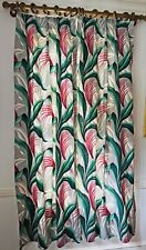 Vintage 1950's Barkcloth Curtains YY937 picture