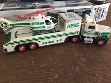 HESS 1995 Toy Truck With Helicopter With Original  Box Collectible Gift Holidays picture