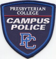 PRESBYTERIAN COLLEGE SOUTH CAROLINA CAMPUS POLICE PATCH picture