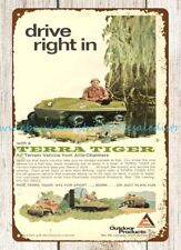 1969 Terra Tiger All Terrain Vehicle fishing hunting allis chalmers metal tin si picture