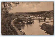 c1910 River Scene Hochwasser in Bouillonville France Antique Postcard picture