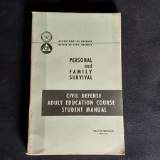 1963 Dept of Defense Personal and Family Survival Book Civil Defense picture