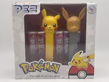 ERROR 2021 PEZ Pokémon Gift Set Pikachu & Eevee No Face Eevee Rare Missing Face picture