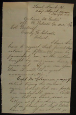 CIVIL WAR US MILITARY TELEGRAPH OPERATOR FORT PULASKI GEORGIA  LETTER 1864 picture
