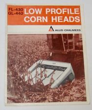 ALLIS CHALMERS Low Profile Corn Heads Brochure 1969 picture