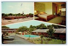 c1950's De Luna Motor Hotel Pensacola FL Multiview Vintage Unposted Postcard picture