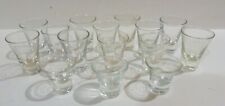 12 Tiny Clear Glass Shot Glasses 2 Different Sizes 3 only 1
