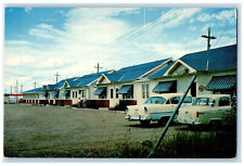 c1950's Blue Jay Motel Red Deer Alberta Canada Vintage Unposted Postcard picture