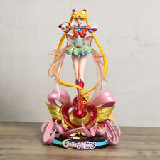 Anime Super Sailor Moon Figure Usagi Tsukino Light Up Statue Model Gift With Box picture