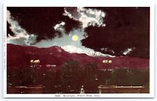 Postcard Moonlight, Pike's Peak, Colorado picture