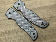 Oil Slick brushed FRAG milled Zirconium Scales for SHAMAN Spyderco picture