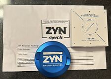 Metal ZYN Can Cyan Blue - Brand New in Box, Authentic, Rare, Sold Out Reward picture