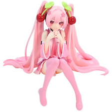 Hatsune Miku Anime Figure Pink Dress PVC Model Decoration Collect Gifts picture
