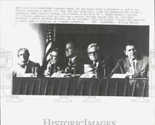 1987 Press Photo President Reagan joins discussion on AIDS in Washington picture