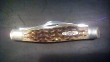 Case 6375 CV large Stockman Knife Amber Bone 4-1/4