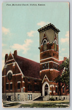 Postcard Wichita, Kansas, Ks, 1911, First Methodist Church A706 picture