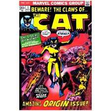 Cat #1 1972 series Marvel comics Fine+ Full description below [y| picture
