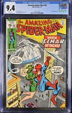 Amazing Spider-Man #92 CGC NM 9.4 White Pages Ice Man Appearance Stan Lee picture