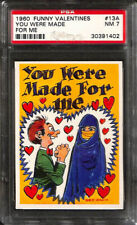1960 Topps, Funny Valentines, #13A You Were Made For Me, PSA 7 NM picture