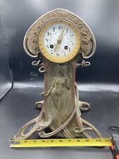 Antique Art Nouveau Ophelia Clock Signed By Claude Bonnefond Read Description picture