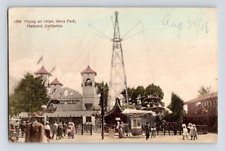 1908. FLYING AIR SHIPS, IDORA PARK, OAKLAND, CA. POSTCARD DM1 picture