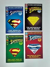 DC comics Superman big S cutout cover. Reign Of The Supermen 501, 78, 687, 22,  picture