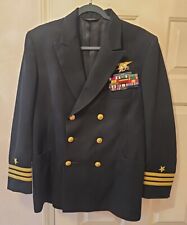 Vintage U.S. Naval Officer Uniform Dess Coat and Military Ribbons  picture