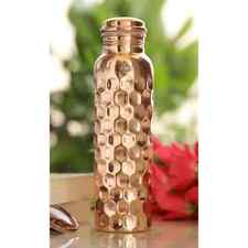 100%Pure Copper Water Bottle for Yoga/Ayurveda Health Benefits 800 ML Run Order picture