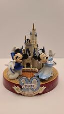 Rare Mickey Mouse Disneyland 20th Anniversary Cinderella Castle Mickey Minnie~i9 picture