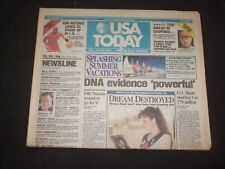 1995 MAY 12-14 USA TODAY NEWSPAPER-DNA EVIDENCE 'POWERFUL' O.J. SIMPSON- NP 7795 picture