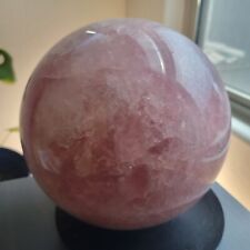 Natural Pink Rose Quartz Sphere Crystal Ball Decor Reiki Healing 23LB Large picture