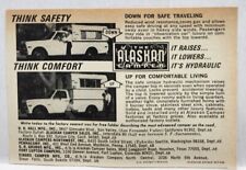1970 Alaskan Camper Hydraulic Vintage Print Ad Man Cave Art Sun Valley CA 70's picture