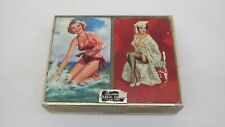 Vintage Duratone Double Deck Playing Cards Pinup Girls    AE picture