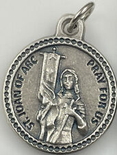 Catholic Saint Joan Of Arc & Patron Soldiers And France Religious Medal picture