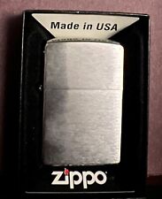 Zippo Lighter-New In Box-Brushed Finished Chrome picture