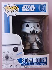 Funko Pop Star Wars Stormtrooper #05 Blue Box Large Font Vaulted 2011 picture
