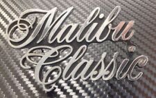 Original Vintage OEM Malibu Classic Emblem 345383 , Two Posts On Back. picture