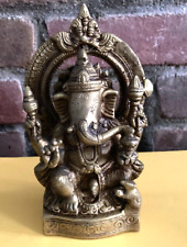 Ganesha  - Bronze - India - Second half 20th Century Statue Hindu Elephant God picture