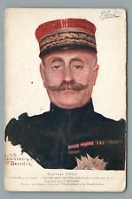 WWI Marshal Foch Commander Allied Forces American Red Cross France Postcard picture