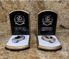 Lexus Decorative Automotive Collectible Custom Made Set of Bookends - MUST SEE picture